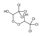 2,2,2-trichloro-1-(2,2,2-trichloro-1-hydroxyethyl)peroxyethanol Structure