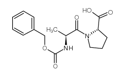 苄氧羰基-L-丙氨酰-L-脯氨酸结构式
