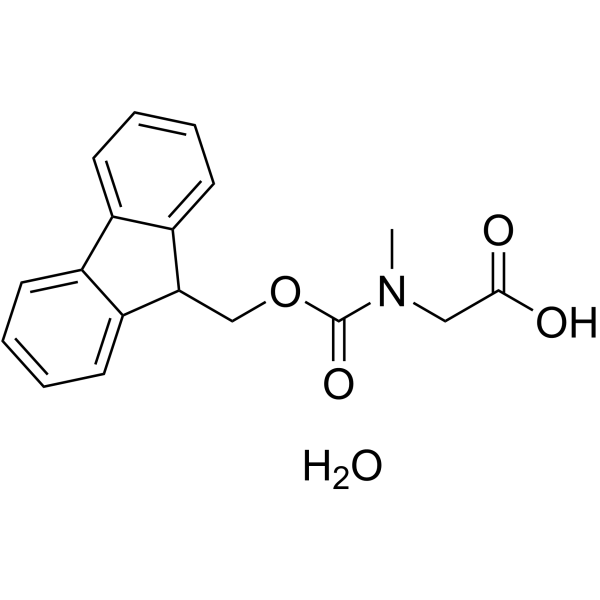Fmoc-sarcosine Hydrate Structure