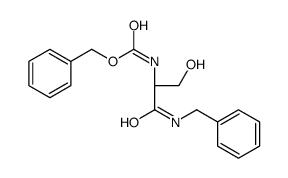 (R)-N-Benzyl-2-(benzyloxycarbonylamino)-3-hydroxypropionamide Structure