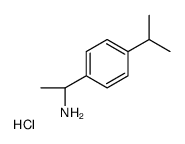 (S)-1-(4-异丙基苯基)乙胺盐酸盐结构式