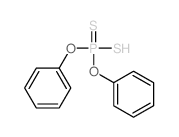 Phosphorodithioic acid,O,O-diphenyl ester Structure