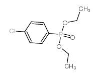 (4-氯苯基)-磷酸二乙酯结构式