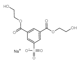 5-磺基-1,3,-苯二甲酸二(2-羟基乙基)酯的一钠盐结构式
