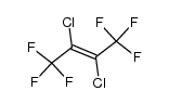 (E)-2,3-Dichloro-1,1,1,4,4,4-hexafluoro-2-butene结构式