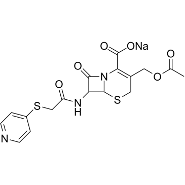 Cefapirin sodium Structure