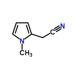 (1-甲基-2-吡咯基)乙腈结构式