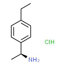 (S)-1-(4-乙基苯基)乙胺盐酸盐结构式