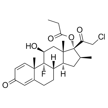 Clobetasol propionate Structure
