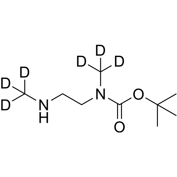 N-Boc-N,N′-dimethylethylenediamine-d6 Structure