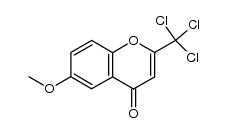 6-methoxy-2-(trichloromethyl)-4H-chromen-4-one结构式