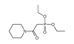 2-diethoxyphosphoryl-1-piperidin-1-ylethanone Structure