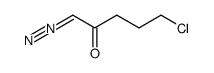 5-chloro-1-diazo-2-pentanone Structure