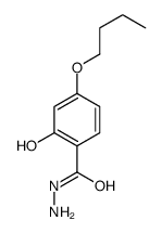 4-butoxy-2-hydroxybenzohydrazide Structure