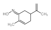 2-Cyclohexen-1-one,2-methyl-5-(1-methylethenyl)-, oxime结构式
