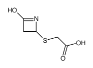 2-(4-oxoazetidin-2-yl)sulfanylacetic acid结构式
