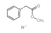 Pyridinium,1-(2-methoxy-2-oxoethyl)-, bromide (1:1) Structure