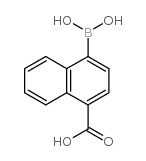 4-二羟基硼-1-萘甲酸结构式