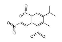 4-Isopropyl-3-methyl-2,6-dinitro-1-[(E)-2-nitrovinyl]benzene picture