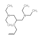 N,N,N,N-tetraethyl-2-prop-2-enoxy-propane-1,3-diamine结构式