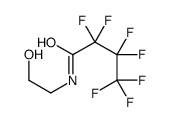 2,2,3,3,4,4,4-heptafluoro-N-(2-hydroxyethyl)butanamide Structure