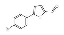 5-(4-溴苯基)噻吩-2-甲醛结构式
