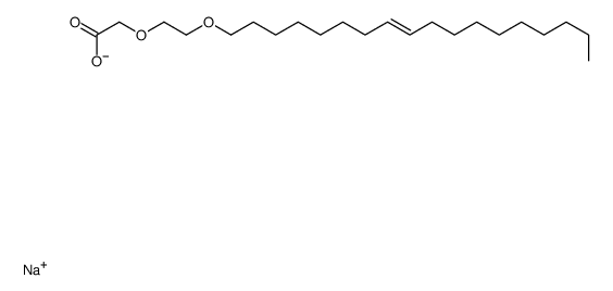 (Z)-Poly(oxy-1,2-ethanediyl), .alpha.-(carboxymethyl)-.omega.-(9-octadecenyloxy)-, sodium salt, Structure