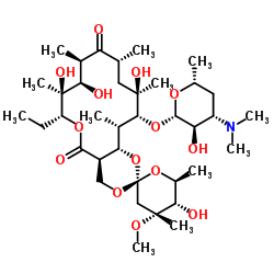 红霉素杂质 C结构式