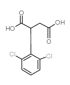 2-(2,6-二氯苯基)-琥珀酸结构式