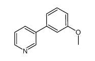 3-(3-Methoxyphenyl)pyridine Structure