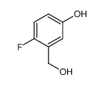 4-氟-3-(羟甲基)苯酚结构式