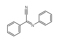 Benzeneacetonitrile, a-(phenylimino)- Structure