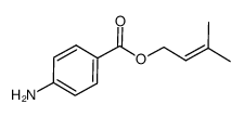 3-methylbut-2-enyl 4-aminobenzoate Structure