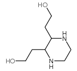 2-[3-(2-hydroxyethyl)piperazin-2-yl]ethanol Structure