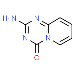 4H-Pyrido[1,2-a]-1,3,5-triazin-4-one,2-amino-(9CI) Structure