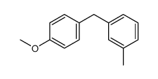 1-methoxy-4-[(3-methylphenyl)methyl]benzene Structure