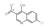 7-氯-4-羟基-3-硝基喹啉结构式