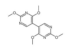 2,2',4,4'-tetramethoxy-5,5'-bipyrimidine结构式