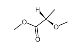 (S)-2-methoxypropionic acid methyl ester Structure