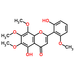 黄芩黄酮II结构式