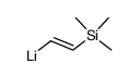 (trans-β-(trimethylsilyl)vinyl) lithium Structure