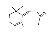 4-(2,6,6-Trimethyl-2-cyclohexen-1-ylidene)-2-butanone structure