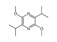 2,5-dimethoxy-3,6-di(propan-2-yl)pyrazine结构式
