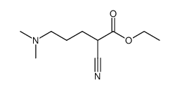 ethyl 2-cyano-5-(N,N-dimethylamino)pentanoate结构式