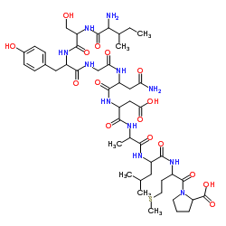 Amyloid β/A4 Protein Precursor770 (586-595) (human, mouse, rat)结构式