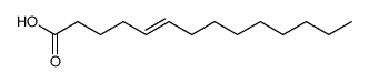 trans 5-tetradecenoic acid Structure