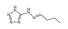 butyraldehyde (1(2)H-tetrazol-5-yl)-hydrazone结构式