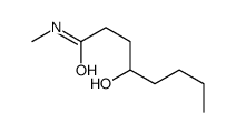 4-hydroxy-N-methyloctanamide Structure