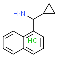 cyclopropyl(naphthalen-1-yl)methanamine hydrochloride Structure