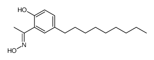 5-nonyl-2-hydroxyacetophenone oxime Structure